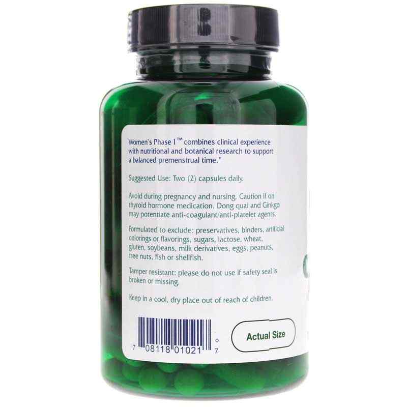 Women's Phase I Pro, 120 Vegan Capsules, by Vitanica Pro, image #3