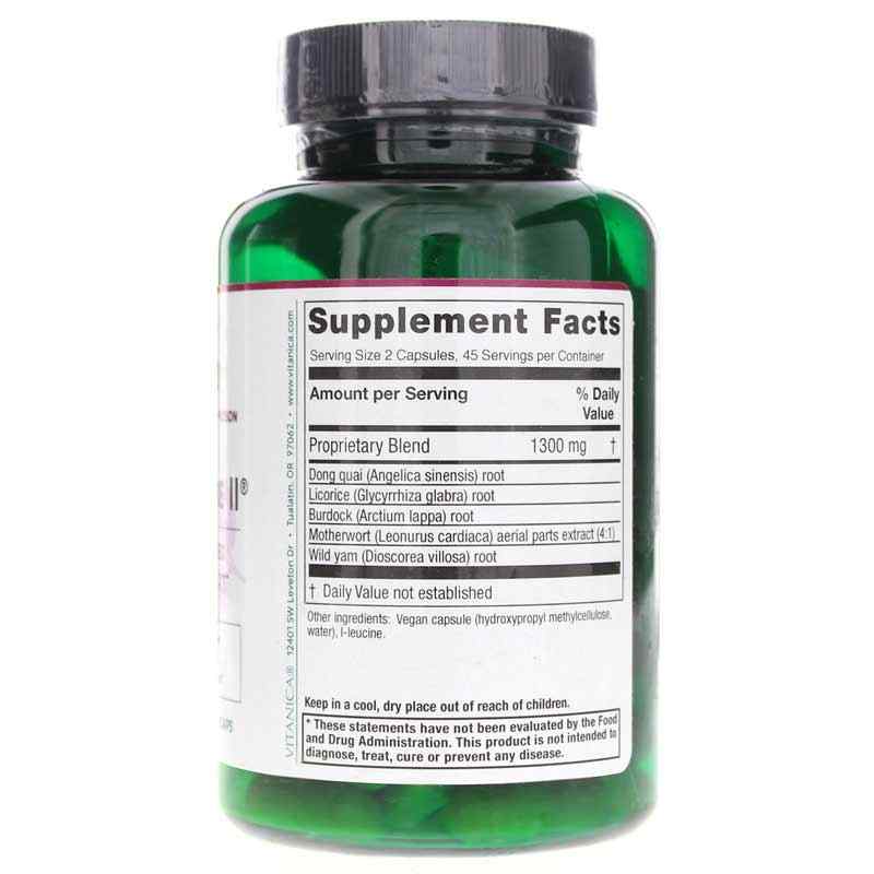 Women's Phase II, 90 Veg Capsules, by Vitanica, image #2