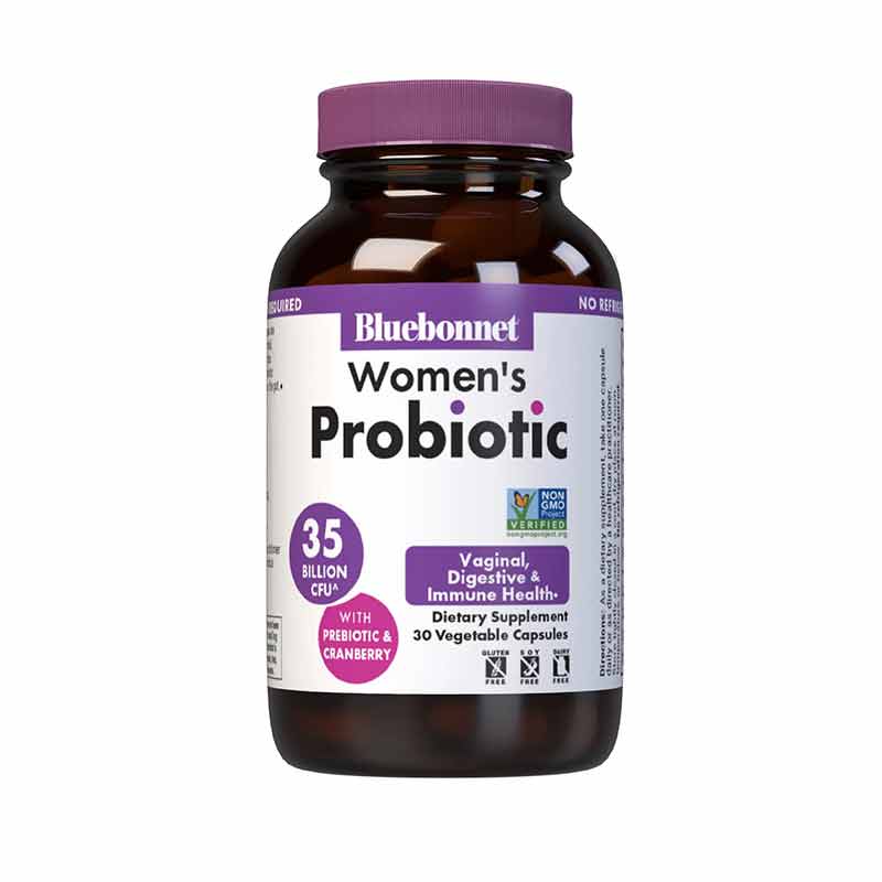Women’s Probiotic Capsules, 30 Veg Capsules, by Bluebonnet