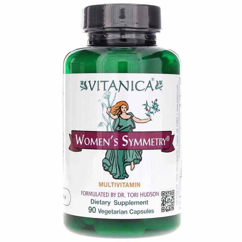 Women's Symmetry Multivitamin, 90 Veg Capsules, by Vitanica