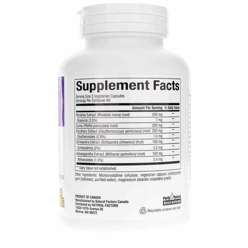 WomenSense AdrenaSense, 120 Veg Capsules, by Natural Factors, image #2