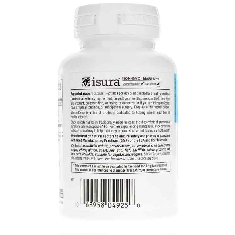 WomenSense Black Cohosh Extract, by Natural Factors, image #3
