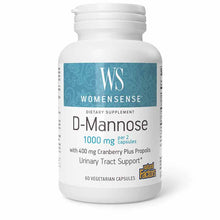 Womensense D-Mannose, 60 Vegetarian Capsules, by Natural Factors