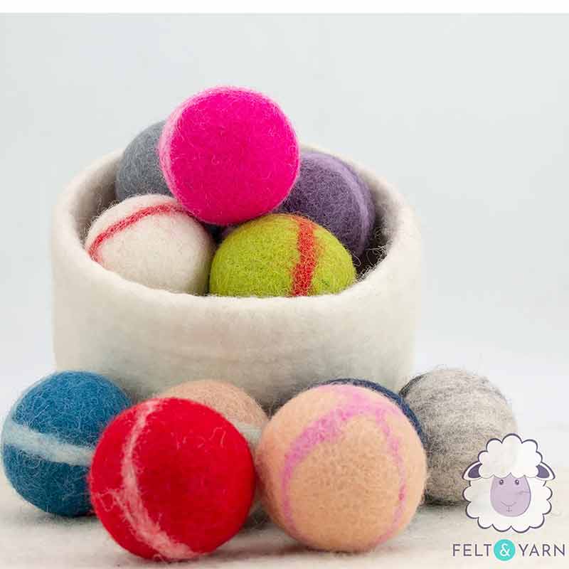 Felted Rattle Wool Felt Rattle Bouncy Ball, Felt & Yarn – Natural Healthy Concepts