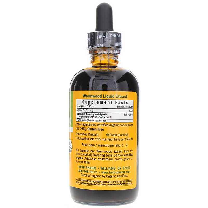 Wormwood Extract, 4 Oz, by Herb Pharm, image #2