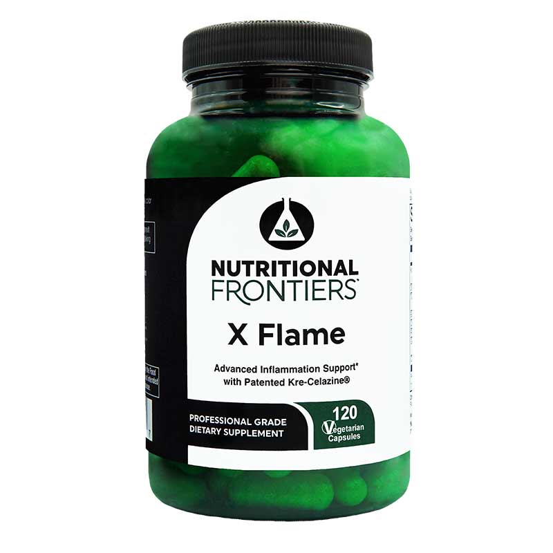 X Flame Inflammation Solutions, 120 Veg Capsules, by Nutritional Frontiers