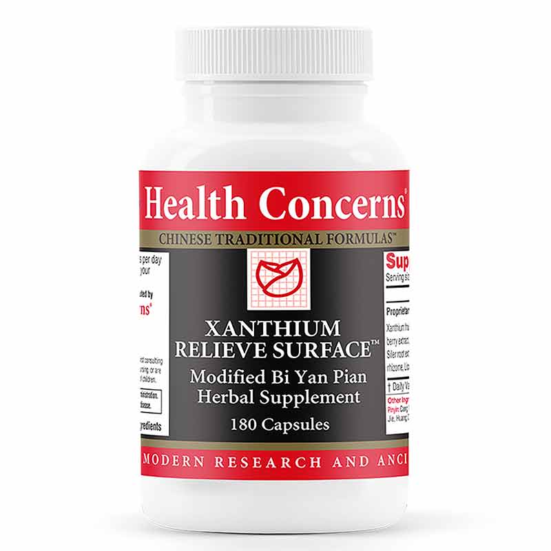 Xanthium Relieve Surface, 180 Capsules, by Health Concerns