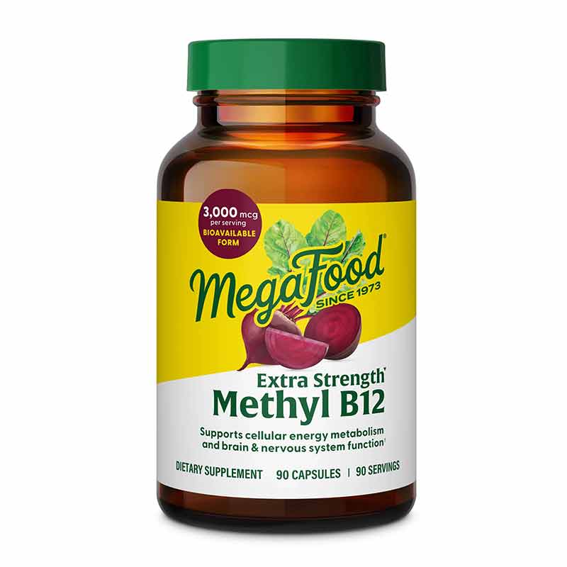 Extra Strength Methyl B12, 90 Capsules, by Megafood