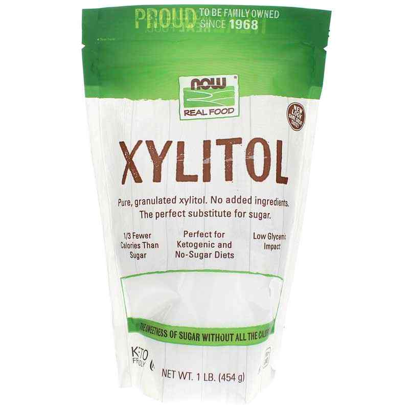 Xylitol Sweetener, 1 Lb, by NOW Foods
