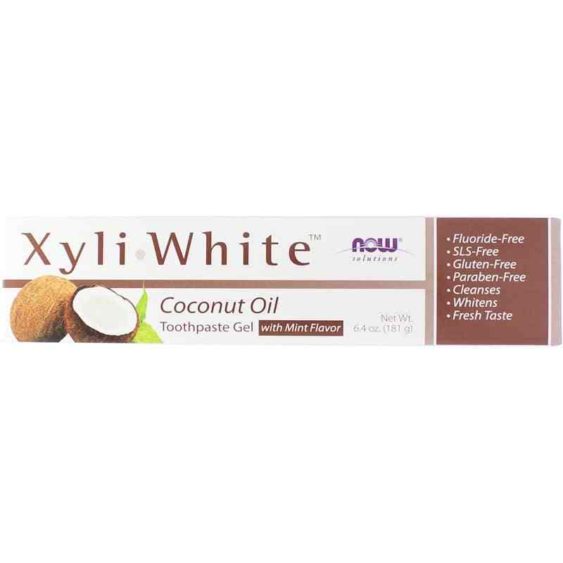 XyliWhite Coconut Oil Toothpaste with Mint Flavor, by NOW Foods
