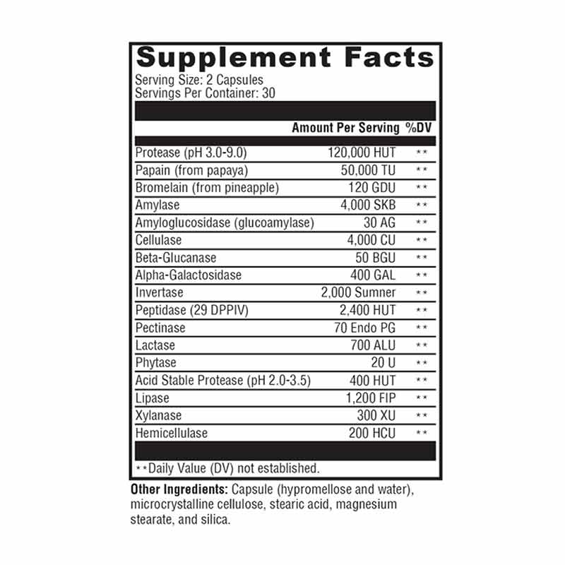 XymoZyme, 60 Veg Capsules, by Xymogen, image #2