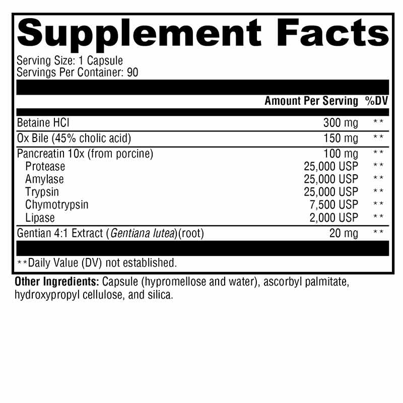 XymoZyme HCL, 90 Vegetarian Capsules, by Xymogen, image #2