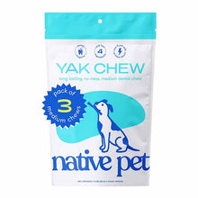 Yak Dental Chews , Himalayan Cheese Dog Treats, by Native Pet