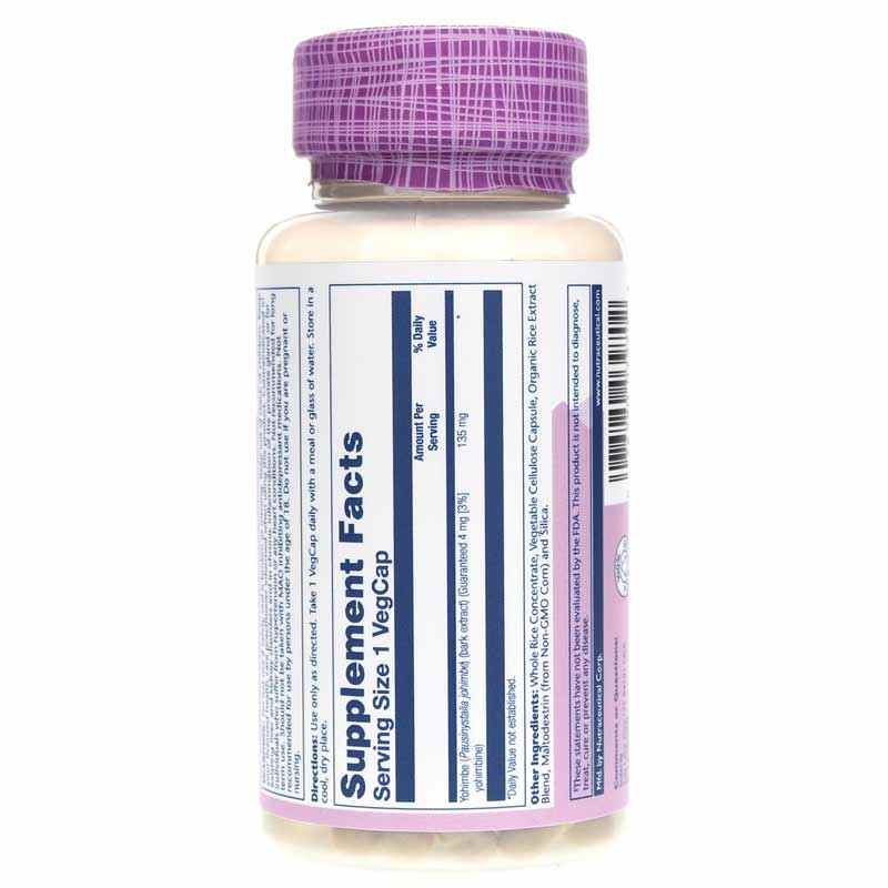 Yohimbe Extract 135 Mg, 60 Veg Capsules, by Solaray, image #3
