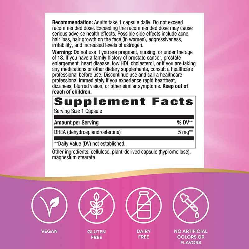 Youthful You DHEA 5 Mg, by Natures Way, image #3