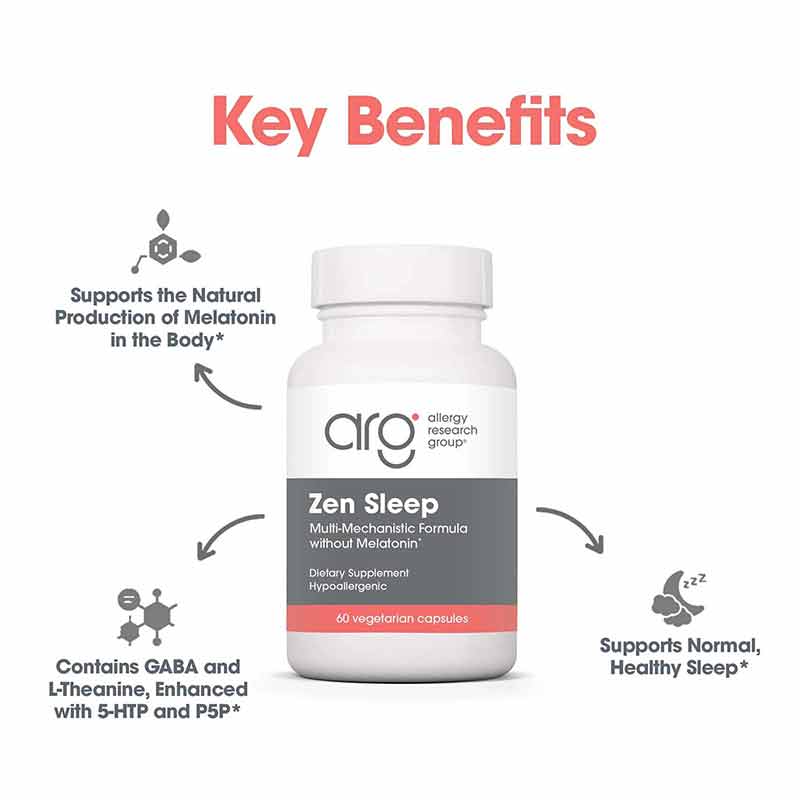 Zen Sleep with P5P & 5-HTP, Allergy Research Group – Natural