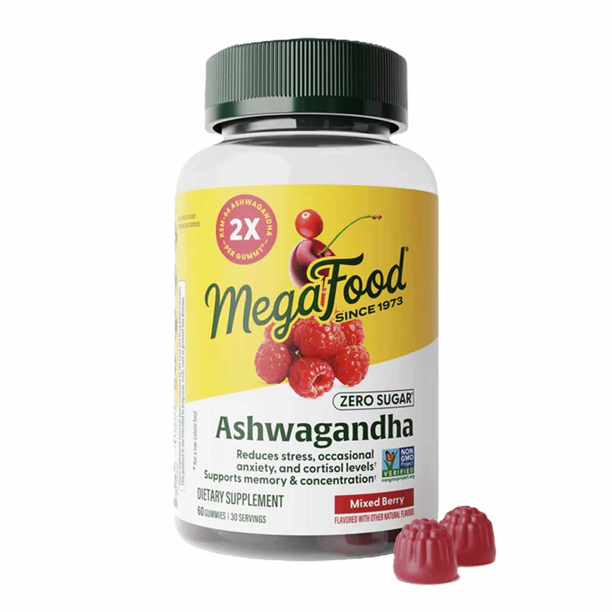 Zero Sugar Ashwagandha Gummies, by Megafood