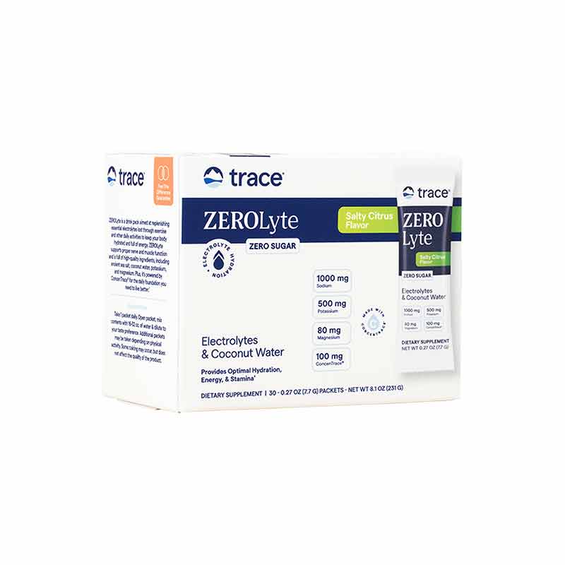 ZeroLyte Electrolyte Drink Mix, Citrus, by Trace Minerals Research