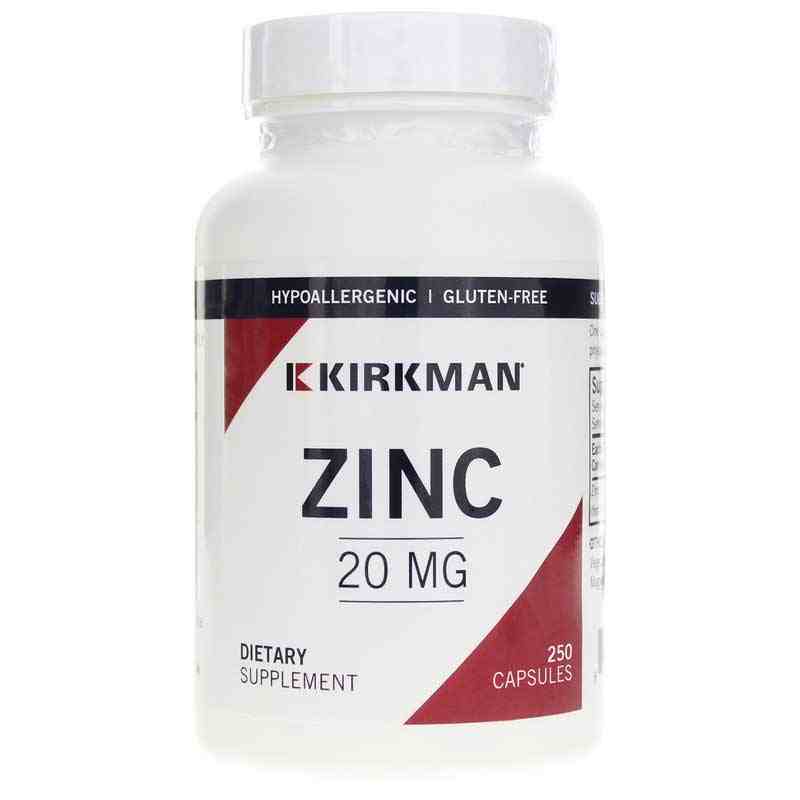 Zinc 20 Mg, by Kirkman