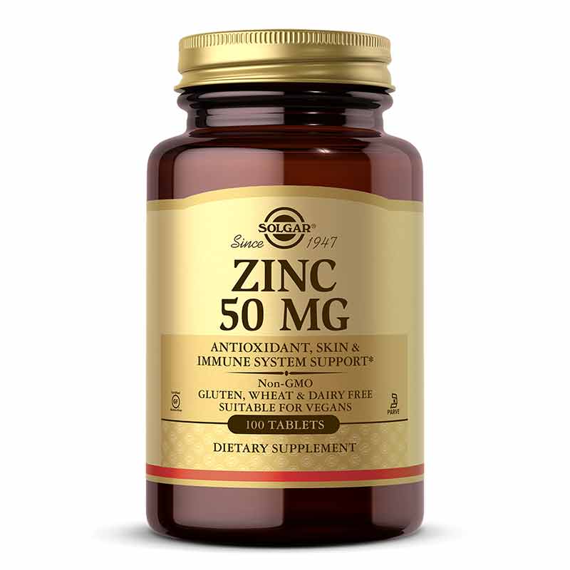 Zinc 50 Mg, by Solgar