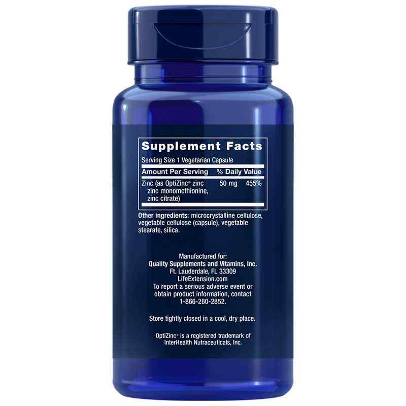 Zinc Caps 50 Mg, by Life Extension, image #2