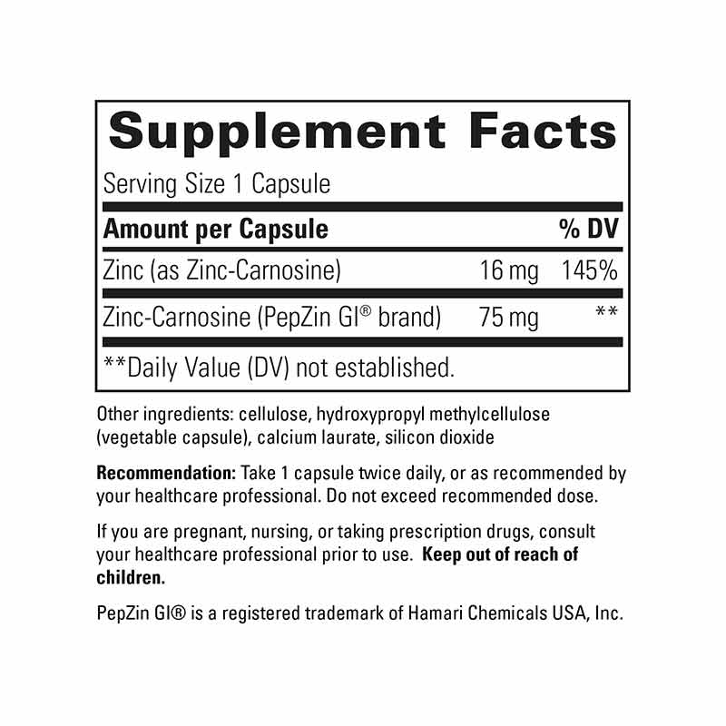 Zinc-Carnosine, by Integrative Therapeutics, image #4