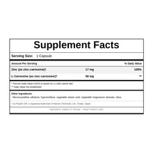 Zinc Carnosine, 60 Capsules, by NutriDyn