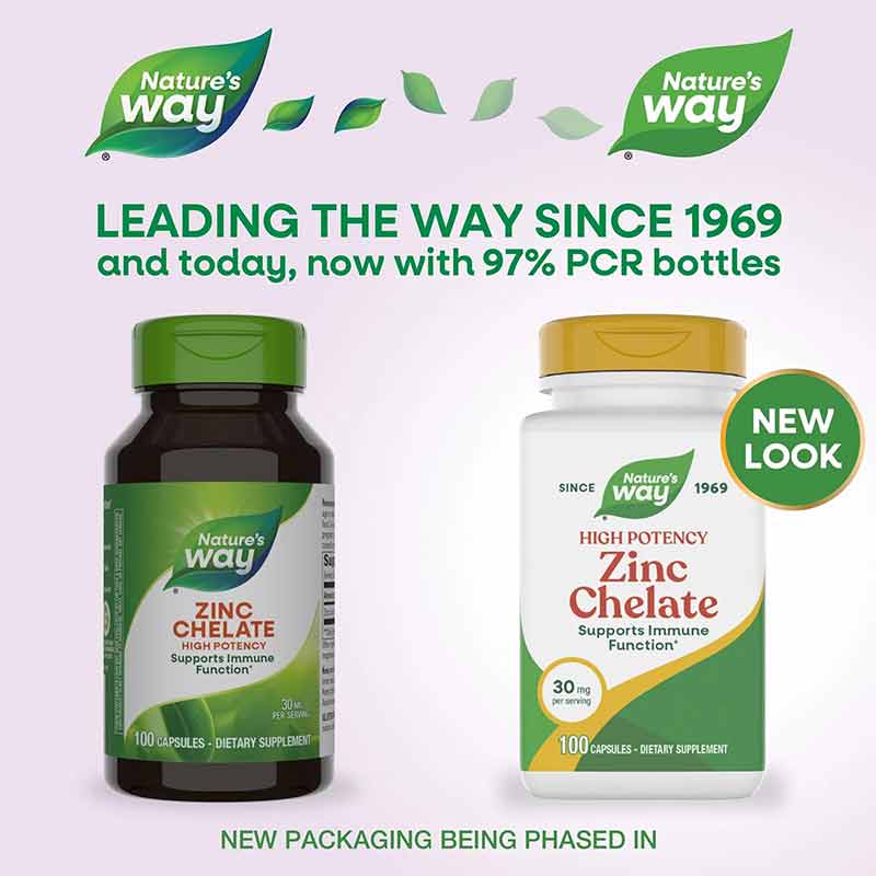 Zinc Chelate 30 Mg, by Natures Way, image #2