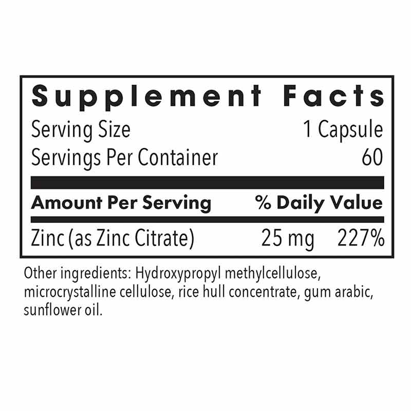 Zinc Citrate 25 Mg, by Allergy Research Group, image #2