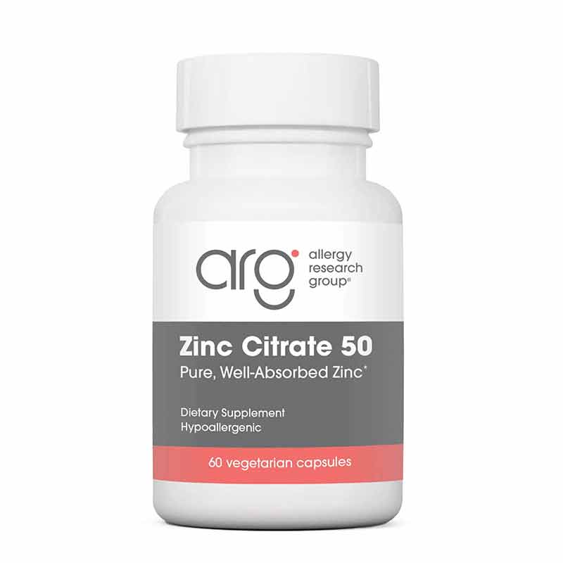 Zinc Citrate 50 Mg, by Allergy Research Group