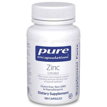 Zinc (citrate), by Pure Encapsulations
