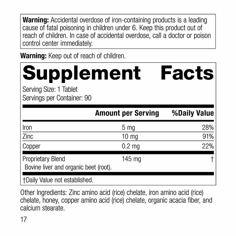 Zinc Complex, by Standard Process, image #2