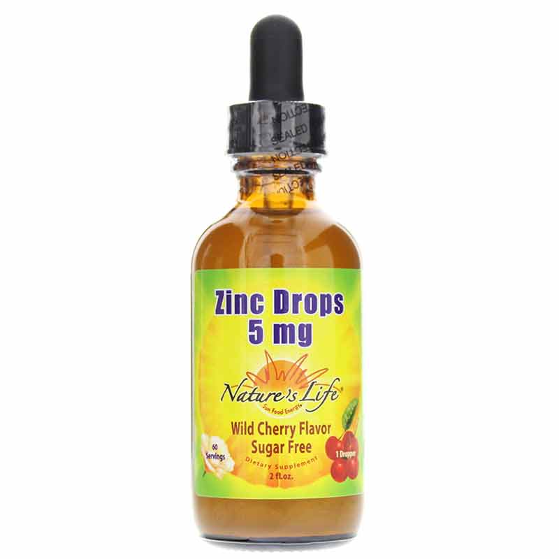 Zinc Drops 5 Mg, by Natures Life