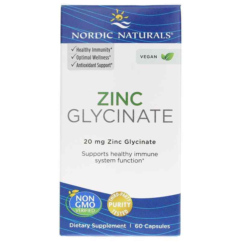 Zinc Glycinate 20 Mg, by Nordic Naturals