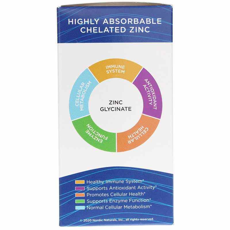 Zinc Glycinate 20 Mg, by Nordic Naturals, image #4