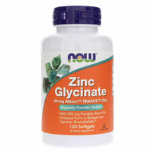 Zinc Glycinate 30 Mg, 120 Softgels, by NOW Foods