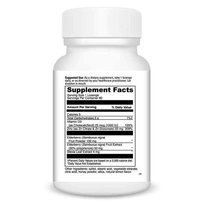 Zinc Lozenge + Elderberry, by DaVinci Labs, image #2