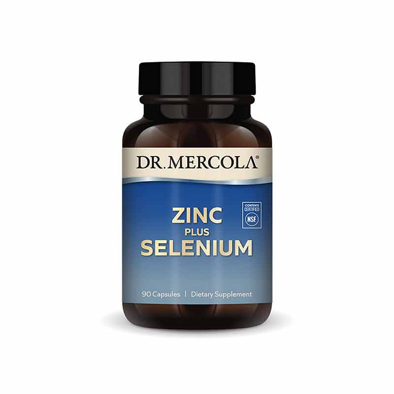 Zinc Plus Selenium, 90 Capsules, by Dr. Mercola
