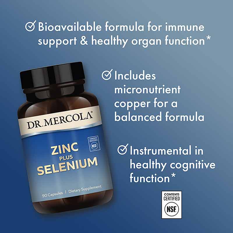 Zinc Plus Selenium, 90 Capsules, by Dr. Mercola, image #3