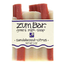 Zum Bar Goat's Milk Soap, Sandalwood Citrus, by Zum