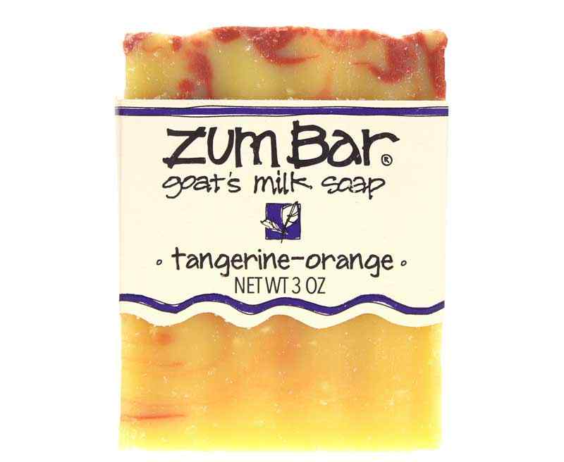 Zum Bar Goat's Milk Soap, Tangerine Orange, by Zum