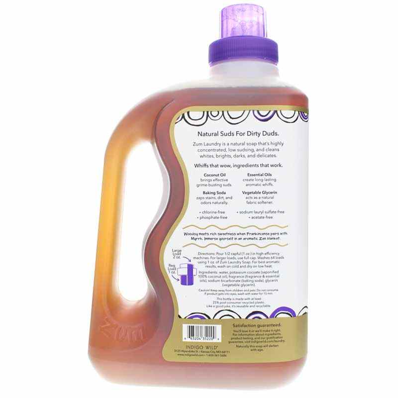 Zum Clean Aromatherapy Laundry Soap, Frankincense Myrrh, by Zum, image #2