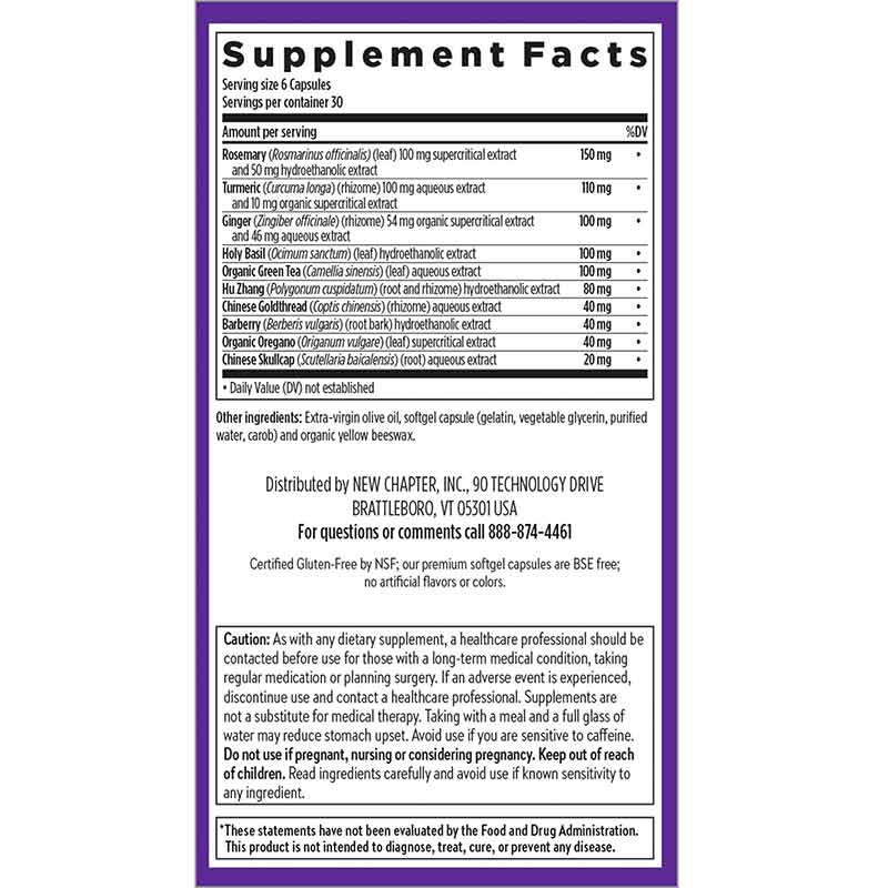 Zyflamend Whole Body Mini Softgels, 180 Softgels, by New Chapter, image #2