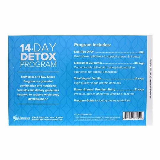 14 Day Detox Program, NUM
