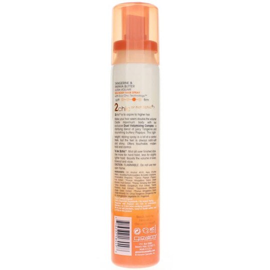 2 Chic Ultra-Volume Big Body Hair Spray, 5 Oz, GIO
