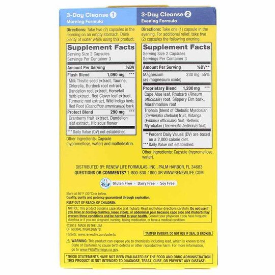 Renew Life 3 Day Cleanse Diet Plan
