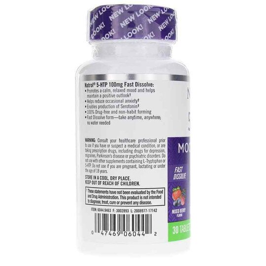 5HTP 100 Mg Extra Strength Fast Dissolve, Natrol