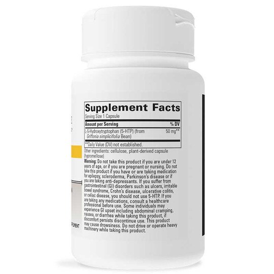 5-HTP 50 Mg, 60 Veg Capsules, INT