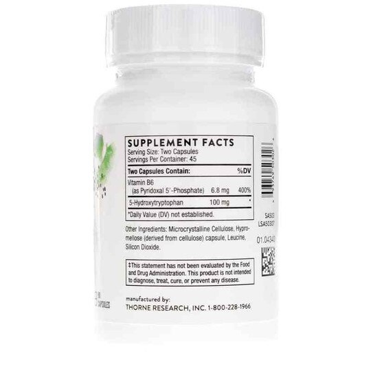 5 Hydroxytryptophan, 90 Capsules, THR