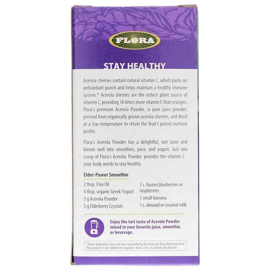 Acerola Powder Organic, 1.7 Oz, FL